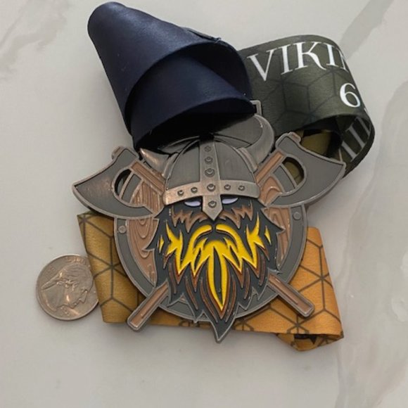 Yes Fit! Virtual Running Medal - Viking Conquest 65.3 miles - Picture 1 of 2